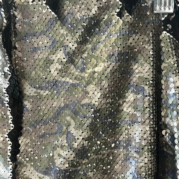 Free People FP One Sequin Camo Mini Skirt NWT SZ 12 - Picture 12 of 13